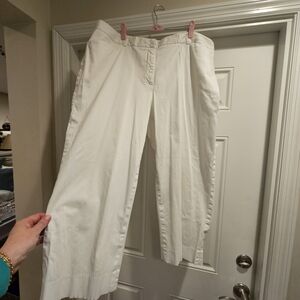 Jones New York Stretch White Trousers 20W